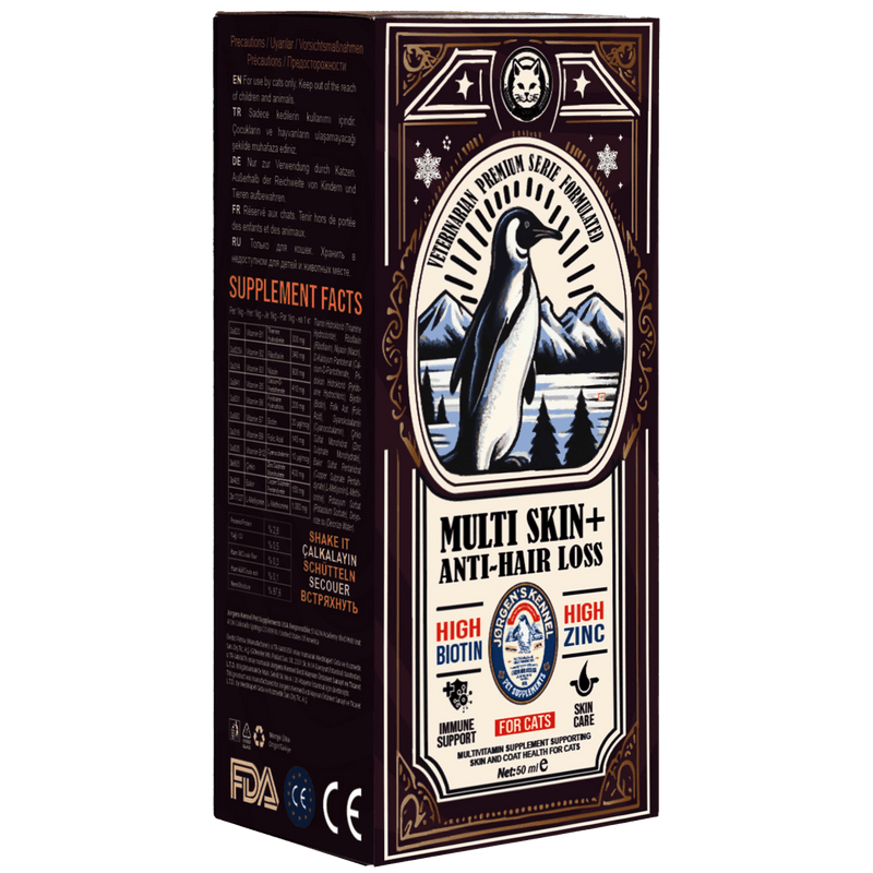 Multi Skin+ Cat Shedding Support Drops 50ml | Biotin + B-Complex